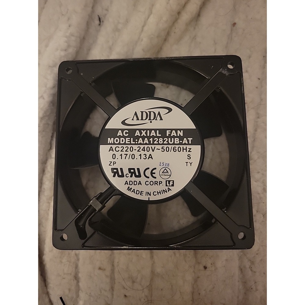 1PC ADDA AA1282UB-AT Cooling Fan 12CM 12038 AC220-240V 2Pin AA1282UBAT New